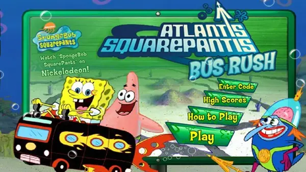 Atlantis SquarePantis Bus Rush