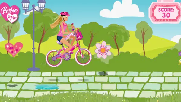 Barbie & Me Bike Game