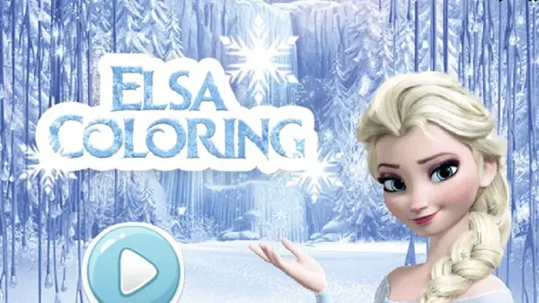 Elsa Frozen Coloring