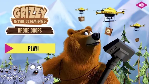 Grizzy & the Lemmings: Drone Drop