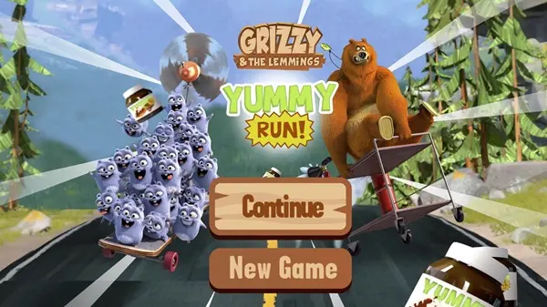 Grizzy & the Lemmings: Yummy Run