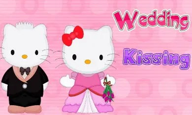 Hello Kitty Wedding Kissing