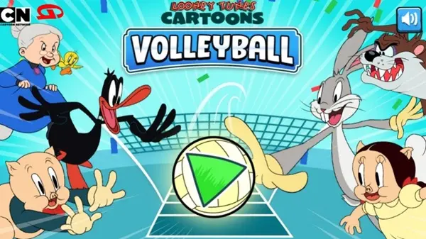 Looney Tunes Cartoons Volleyball