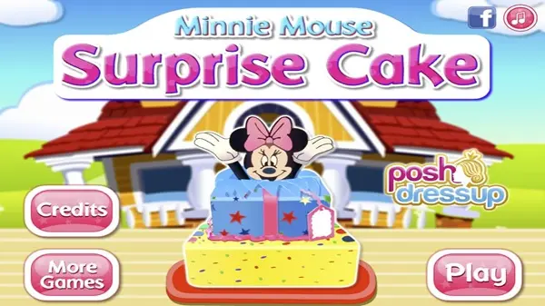 Minnie Mouse Surprise Cake