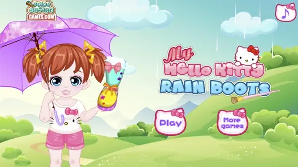 My Hello Kitty Rain Boots