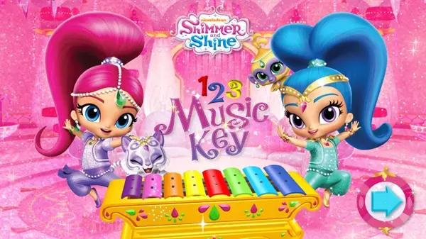 Shimmer and Shine: 1 2 3 Music Key