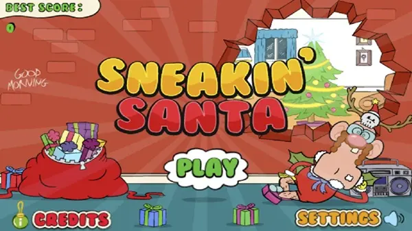 Sneakin' Santa