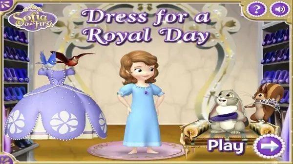 Sofia the First: Dress for a Royal Day