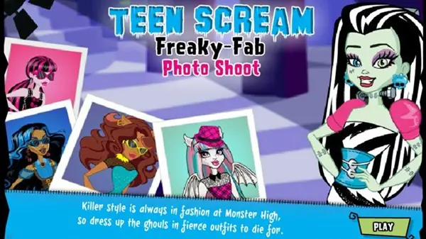 Teen Scream Freaky-Fab Photo Shoot