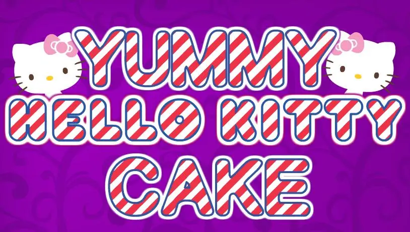 Yummy Hello Kitty Cake